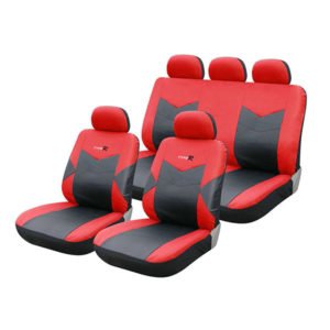 Seat Cover Red Black